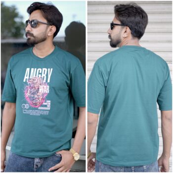 ANGRY BEAR LYCRA GOLD COTTON T-SHIRT 220GSM